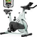 Superun Exercise Bike, Stationary Bikes for Home Gym with 32-Level Magnetic Resistance, 300LBS Capacity Indoor Cycling Bike with Comfortable Seat, LED Display