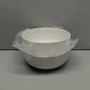 Mfacoy 2 Pack Salad Bowl, 8 inch 60 oz Large Serving Bowl Set, Deep Bowl for Kitchen, White Ceramic Bowl Set for Soup, Cereal, Ramen, Pasta, Salad, Dishwasher & Microwave Safe, Easy Clean