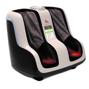 Human Touch Reflex SOL Foot & Calf Massager w/Heat - HSA Approved - Plantar Fasciitis Relief + Circulation + Shiatsu Deep Kneading + Vibrating for Stress - Adjustable for Women & Men up to Size 12