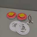 Kidde Hardwired Smoke & Carbon Monoxide Detector, 10-Year Battery Backup, Voice Alerts, Interconnectable LED Warning Light Indicators, 2 Pack