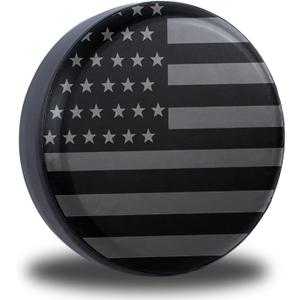 American Flag Spare Tire Cover Fit for Jeep Wrangler Rv SUV Truck Travel Trailer 16" Waterproof and Dustproof Protection Tires(16" for Diameter 30"-31"/76.2-78.4cm)