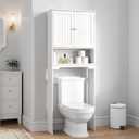 DUMOS Over the Toilet Storage Cabinet with Double Doors, Bathroom Storage