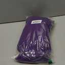 Langwyqu Womens' Turtleneck Long Sleeve Cable Knit Sweaters (Medium, Purple)