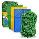 Turtle Wax Extendable Flexible Microfiber Duster And 3 Microfiber Cloth