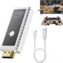 Wireless HDMI Display Dongle Adapter 1080P, Wireless HDMI Transmitter and Receiver 2-in-1, Plug & Play, Screen Mirroring Extender from iPhone Android Laptop to HDTV Projector for AirPlay Miracast DLNA