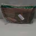 Bum Bags for Women Checkered Crossbody Bag Large Nylon Belt Purse Fanny Packs, Bonus with a Extra Strap (Brown(No Wallet))