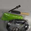 Vantic Garlic Press Rocker - Stainless Steel Garlic Crusher, Mincer and Chopper with Peeler & Scraper, Easy Kitchen Gadget for Effortless Smashing (Green)