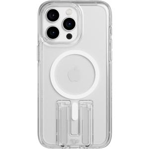 Tech21 Evo Crystal Kick case for iPhone 15 Pro Max - Compatible with MagSafe - Impact Protection Case - Kickstand - White