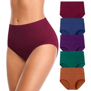 JUYINA Underwear Womens Pack, Womens Underwear High Waisted Cotton Postpartum Tummy Control Briefs Breathable C Section Ladies Panties Large