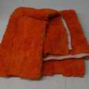 SHACOS Super Soft Bathroom Rugs 24"x60" Long Bath Mats Runner Non Slip Washable Absorbent Bath Rugs Carpets for Bathroom Floor Tub Shower Vanity Sink Home Decor Accessories, Orange Red 2'x5'