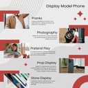 Dummy Premium Display Model Phone for Apple's iPhone Max Pro 14, Gold Replica Device for Display and Prank | Compatible with iPhone Cases - Max Pro 14, Blue