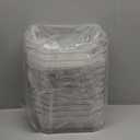 Tiawudi 12 Pack Plastic Storage Bins, Multi-Use Organizer Bins, Pantry Organizer, Clear Storage Containers for Home, Kitchen, Office, Cabinet, Shelf and Fridge Organization