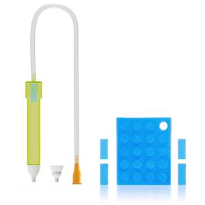 Baby Nasal Aspirator with 24 Filters, Mouth Suction Nasal Congestion Relief for Toddlers, Baby Nose Booger Sucker with 2 Silicone Tips, A Fast and Safe Nose Cleaner as Baby Shower Gift