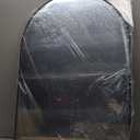 Delma Arched Bathroom Mirror, 24"x36" Wall Mounted Vanity Mirror for Bedroom, Living Room and Entryway, Black