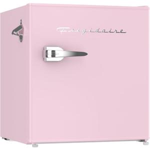 Frigidaire EFR176 1.6 cu. ft. Retro Bar Fridge with Side Bottle Opener (Pink)