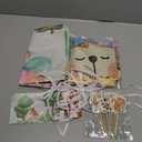 Woodland Animals Baby Shower Decorations Kit - Gender Neutral Forest Party Decor Includes Backdrop Banner, Balloon Garland Arch, Cupcake Toppers, Mom to Be & Dad to Be Sashes for Boy & Girl