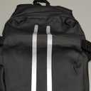 Motorcycle Backpack for Men, Waterproof Helmet Backpack with Reflective & Laptop Pocket, Large Motorcycle Bag Helmet Bag for Travel Daily Trips Office Trips, Black