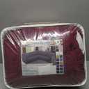 Arfntevss Stretch Sectional Couch Covers L Shaped Corner Sectional Sofa Cover Washable Jacquard Soft Fleece U Shape Sofa Slipcovers Anti Slip Furniture Protector for Dogs Pets (X-Large, Wine Red)