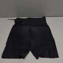 Safety Certification Female Padded Underwear, Butt Lifter Waist Trainer Panties, Fixed Butt Pads Shaping Knickers(Color:Black XL)