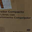 BLACK+DECKER 1.7 Cu. Ft. Compact Refrigerator, ENERGY STAR Certified, Single Door Mini Fridge with Chiller Compartment, Personal Fridge for Home or Dorm Room, R600a Refrigerant, BCRK17W, White