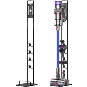 Foho Vacuum Stand Compatible for Dyson V15 V11 V10 V8 V7 V6, Metal Storage Bracket Stand Holder Compatible for Dyson Handheld DC30 DC31 DC34 DC35 DC58 DC59 DC62 Cordless Vacuum Cleaners & Accessories