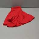 OQQ Women Mini Skirts 2 in 1 Flowy Basic Versatile Stretchy Flared Casual A-line Skirt with Pockets