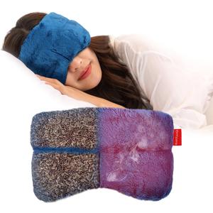 2 x Comfytemp Heated Eye Sleep Mask for Dry Eyes, Fsa Eligible, Microwavable Moist Heating Pad for Stye, Dark Circle, Steam Warm Compress Sleeping Face Mask, Hsa Store, Get Well Gift - Not Washable