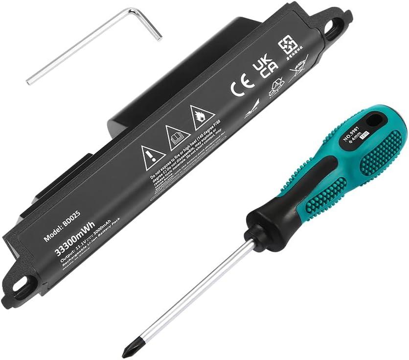 Replacement Battery for Bose 404600, Soundlink, Soundlink 2, SoundLink 3 Soundlink II III SoundTouch 20, 330105, 330105A, 330107, 330107A, 359495, 359498 High Capacity 33300mWh 11.1V with DIY Tool