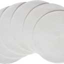 HODJOY placemat, Round Woven placemat for Indoor and Outdoor, 15", Set of 6 (White)
