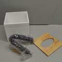 Lint Bin for Laundry Room, Farmhouse Lint Box, Wooden Lint Holder with Lid, Lint Container for Laundry Room Decor, Dryer Lint Trash Can for Laundry Accessory Organization (White)