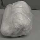 ILANGO White Toilet Rugs U Shaped 22"  24" Non Slip & Super Absorbent Extra Thick Soft, Washable Bath Mats for Bathroom Floor, Microfiber Plush Shaggy Contour Bath Rugs for Toilet,Dry Quick