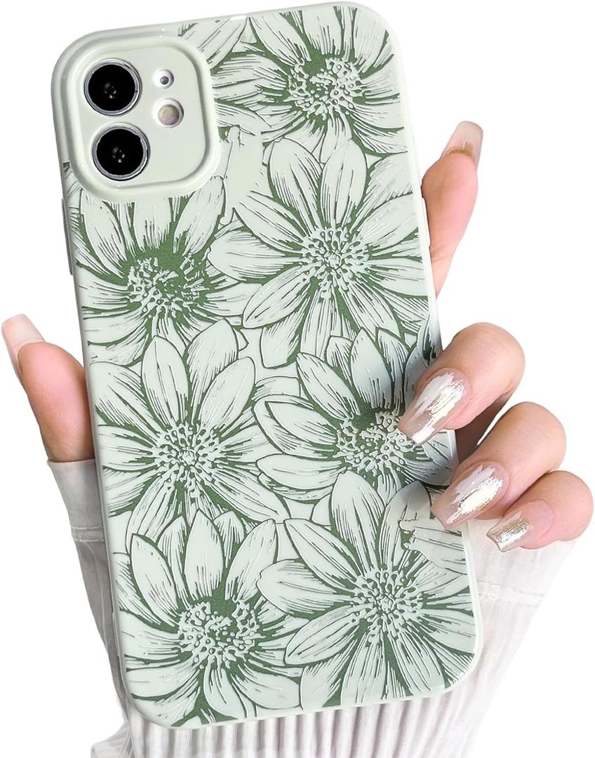 NITITOP Compatible with iPhone 11 Case Silicone for Women Girl Trendy Slim Fit TPU Silicone Shockproof Full Camera Protection Cover - Pack of 3