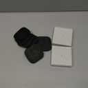 EGTTGIN Bed Risers 1 inch, 2 inch, 3 inch, 4 inch Heavy Duty, Adjustable Furniture Riser for Table Desk Couch Sofa Chair Recliner Leg Frame Dorm, Stackable Bed Raisers Blocks (White 4 Pack, 1+1 inch)