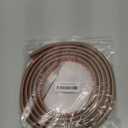 Floor Cord Cover for Wires on Floor Self Adhesive Cord Hider Floor Cable Management Wire Covers for Cords Protector Prevent Cable Trips Cord Cavity W 0.47" x H 0.27", Misty Brown Wood, 10Ft