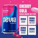 Zevia Zero Sugar Soda, Cherry Cola, 12 oz Cans (24-Pack)  Naturally Sweetened, Non-GMO Project Verified, Gluten-Free, Vegan (EXP 03/24/27)