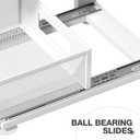 2 Pack Under Sink Organizer With Next-Gen Ball-Bearing Slides,2-Tier Pull Out Cabinet Storage,Height Adjustable Drawer Shelf for Bathroom,Kitchen,Laundry,Cabinet,Pantry(Patent Pending)
