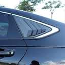 ZiWen 2X Sport Style Quarter Window Scoops Louvers for Honda Accord Sedan 2023 2024 2025 2026 (Carbon Fiber Print)