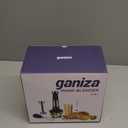 Ganiza Immersion Blender 5 in 1 Hand Blender Max 1000W Heavy Duty Motor, 16 Speed Mode Handheld Blender Stainless Steel Blade With 800ml Mixing Beaker, 600ml Chopper, Whisk and Milk Frother