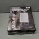 Heated Shower Mirror Fogless for Shaving (Gen 3) - 3 Colors Stepless Dimmable Lights, Anti-Fog Shaving Mirror with Razor Holder, No-Drilling, Removable - Black