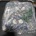 Washable 2x8 Hallway Runner Rug: Vintage Water-Resistant Kitchen Entryway Rug Ultra Soft Living Room Bedroom Carpet Non Slip Indoor Low Pile Floor Mat for Bathroom Dining Room(2x8,Floral/Blue)