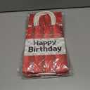 2 x 12 pcs Pixel Themed Goodie Bags with Haddle, Party Favor Gift Bags, Kraft Paper Candy Treat Bag for Birthday Decorations & Party Supplies