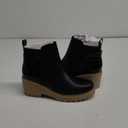 Mostrin Chelsea Boots for Women Platform Ankle Boots Chunky Lug Sole Boots Slip on Elastic Fall Boots Wedges Block Booties 8.5