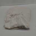 NICETOWN 120 inch Curtains Linen Blend for Bedroom, Rod Pocket & Back Tab Natural Linen Burlap Semi Sheer Window Treatments Privacy with Light Filtering for Living Room, W52 x L120, 2 Panels