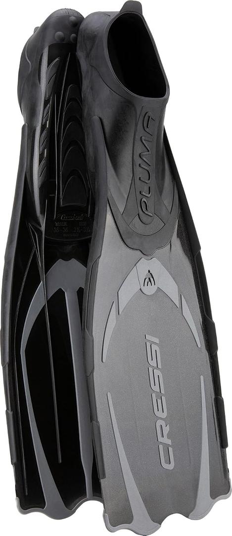 Cressi Adult Snorkeling Full Foot Pocket Fins Made with Advanced Technology - Pluma: Made in Italy, US Man 8-9 | US Lady 9-10