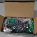 C9 Led Christmas Lights Outdoor Christmas Decorations Commerical Grade 50Led 33ft Christmas Tree Lights Set for Indoor Outdoor Wedding, Holiday, Party, Home Christmas Decorations(Red and Green)