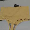 Werena Tummy Control Thong Shapewear for Women High Waist Shaping Underwear Seamless Thongs Panties, Large
