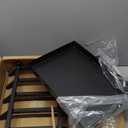 Fireplace Grate 17 Inch with Fireplace Tray Ash Pan,Fireplace Log Holder,Easy-Assembly Fireplace Grates Heavy Duty Cast Iron,Fireplace Tray for Ash Collection with Handle for Indoor Outdoor Firepit