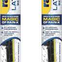 Rain-X 810169 Latitude 2-In-1 Water Repellent Wiper Blades, 19 Inch Windshield Wipers (Pack Of 2), Automotive Replacement Windshield Wiper Blades With Patented Rain-X Water Repellency Formula