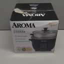 Aroma Housewares ARC-363-1NGB 3 Uncooked/6 Cups Cooked Rice Cooker, Steamer, Multicooker, 2-6 cups, Black