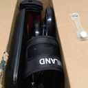 Foldable Rollator Walkers with Seat for Seniors, 8'' Big Wheels, 350 lb. Weight Capacity, Adjustable Handles and Seat Height, Lightweight Rolling Walker, Black